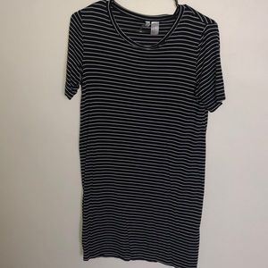 Striped T-shirt dress